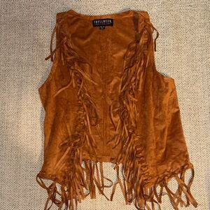 Idyllwind Tan Fringe Blouse